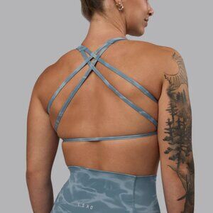 LSKD Aspire Sports Bra - Tranquil-Elemental Blue - M
